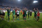 Žalgiriečių džiaugsmo akimirkos Poznanės "Lech" tvirtovėje