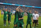 Žalgiriečių džiaugsmo akimirkos Poznanės "Lech" tvirtovėje