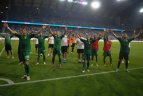 Žalgiriečių džiaugsmo akimirkos Poznanės "Lech" tvirtovėje