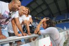Žalgiriečių džiaugsmo akimirkos Poznanės "Lech" tvirtovėje