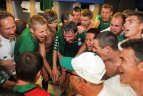 Žalgiriečių džiaugsmo akimirkos Poznanės "Lech" tvirtovėje