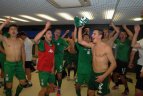 Žalgiriečių džiaugsmo akimirkos Poznanės "Lech" tvirtovėje