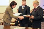 Pratęsta sutartis dėl projekto "Vaikų ir jaunimo olimpinis ugdymas"