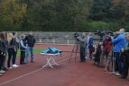 Živilė Balčiūnaitė įteikė aprangas jauniesiems bėgikams