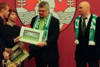 Vilniaus Rotušėje pagerbti "Žalgirio" futbolininkai ir rėmėjai