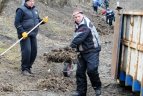 LFF organizuota talka stadione