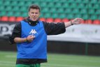 Žalgiriečių treniruotė prieš išvyką į Jerevaną