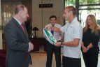 Žalgiriečiams sėkmės linkėjo Lietuvos ambasadorius Armėnijoje E.Petrikas