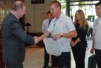 Žalgiriečiams sėkmės linkėjo Lietuvos ambasadorius Armėnijoje E.Petrikas