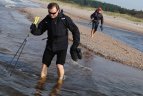 Šiaurietiškojo ėjimo entuziastų žygis Lietuvos pajūriu