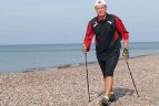 Šiaurietiškojo ėjimo entuziastų žygis Lietuvos pajūriu