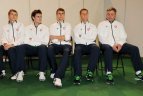 Davis cup. Estija - Lietuva. Burtų traukimo ceremonija.
