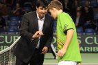 Davis cup. Estija - Lietuva. Laurynas Grigelis - Jurgen Zopp