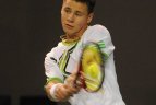 Davis Cup. Estija - Lietuva. Ričardas Berankis - Jurgenas Zoppas