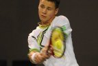 Davis Cup. Estija - Lietuva. Ričardas Berankis - Jurgenas Zoppas