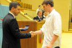 MKL 2009-2010 metų sezono uždarymo ceremoniją Seime