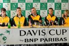 Daviso taurės varžybų tarp Lietuvos ir D.Britanijos butrų traukimas