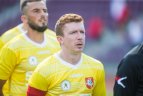 Į pergalę vedė legendinis futbolininkas