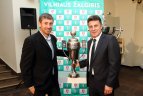 Vilniaus Rotušėje buvo pagerbti Lietuvos čempionai - "Žalgirio" futbolininkai