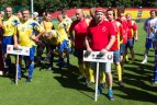 Vilniuje įvyko tarptautinis veteranų futbolo turnyras