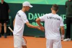 Daviso taurė: PAR-Lietuva - 6:1 6:1 6:3., dvejetų varžybos