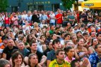 Vilniaus Rotušės aikštėje – futbolo sirgalių džiaugsmas ir ašaros