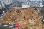 Vilniaus Pašilaičių rajone pradėtos didžiulio trijų sporto salių komplekso statybos.