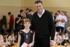 SKM trenerių bei komandos draugų deleguoti krepšininkai rungėsi tarpusavyje