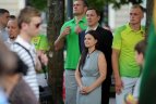 Lietuvos olimpiečiams įteikta vėliava