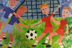 Konkurso "Piešiame sportą" laureatų apdovanojimai.