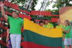 Lietuvos olimpiečiams įteikta vėliava
