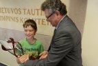 Konkurso "Piešiame sportą" laureatų apdovanojimai.