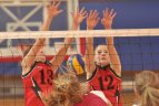 Lietuvos - Latvijos moterų tinklinio čempionato III etapas. Jonava.
