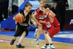 Krepšinio pradžiamoksliai Siemens arenoje.