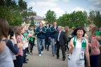 "Žalgirio" krepšininkai Varėnos "Ryto" progimnazijoje