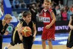 Krepšinio pradžiamoksliai Siemens arenoje.