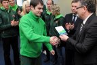 Lietuvos olimpiečių palydos į Vankuverio žiemos olimpines žaidynes