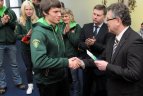Lietuvos olimpiečių palydos į Vankuverio žiemos olimpines žaidynes