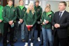Lietuvos olimpiečių palydos į Vankuverio žiemos olimpines žaidynes