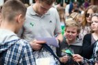 "Žalgirio" krepšininkai Varėnos "Ryto" progimnazijoje