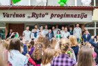 "Žalgirio" krepšininkai Varėnos "Ryto" progimnazijoje