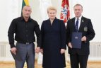 Pagerbtuvės prezidentūroje.