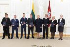 Pagerbtuvės prezidentūroje.