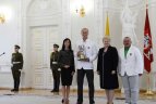Olimpinių žaidynių prizininkai buvo apdovanoti prezidentūroje