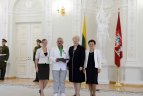 Olimpinių žaidynių prizininkai buvo apdovanoti prezidentūroje