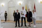Olimpinių žaidynių prizininkai buvo apdovanoti prezidentūroje