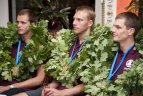 Pasaulio čempionų VDU krepšininkų sutikimas