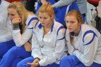 Lietuvos ir Latvijos moterų tinklinio čempionato pirmas turas. Pirma diena