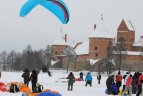 2010.02.16. Trakuose ant Galvės ežero vyko tradicinė Oro šventė, skirta paminėti Nepriklausomybės dienai