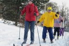 Verkiuose susirinko gausus būrys slidinėjimo entuziastų